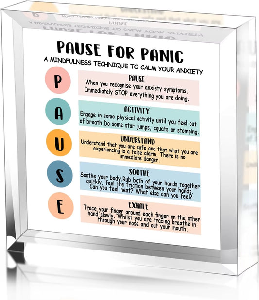 Positive Sign Decor for Therapy Office School Counseling Office - Office Decor for Therapists - Mental Health Awareness Gifts