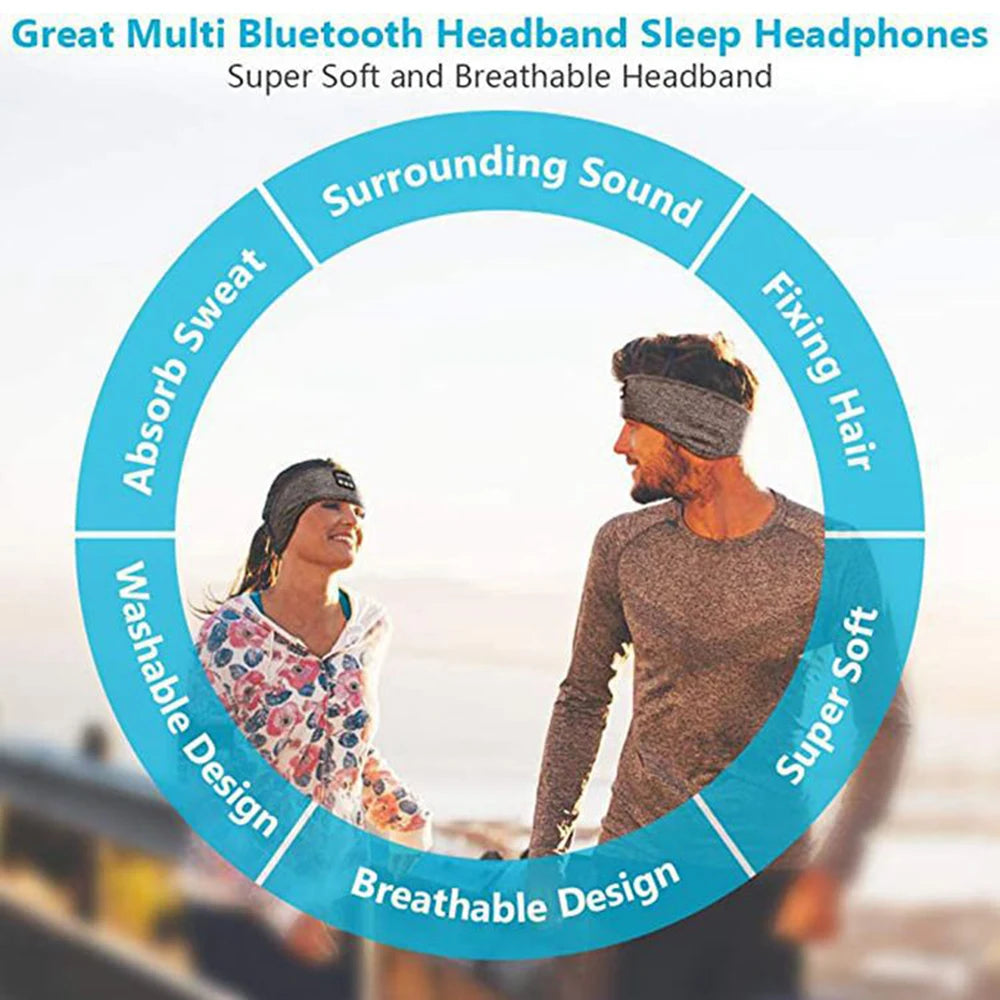 Bluetooth Sleep & Sport Headband – Ultra-Thin Speakers - JoyClik