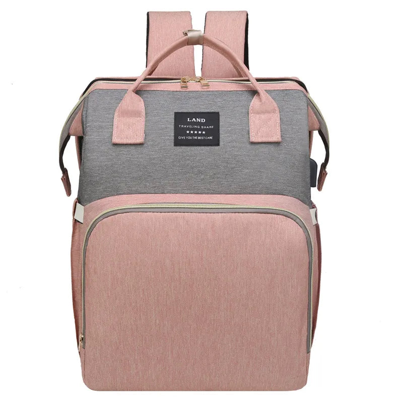 Baby Diaper Bag with Crib