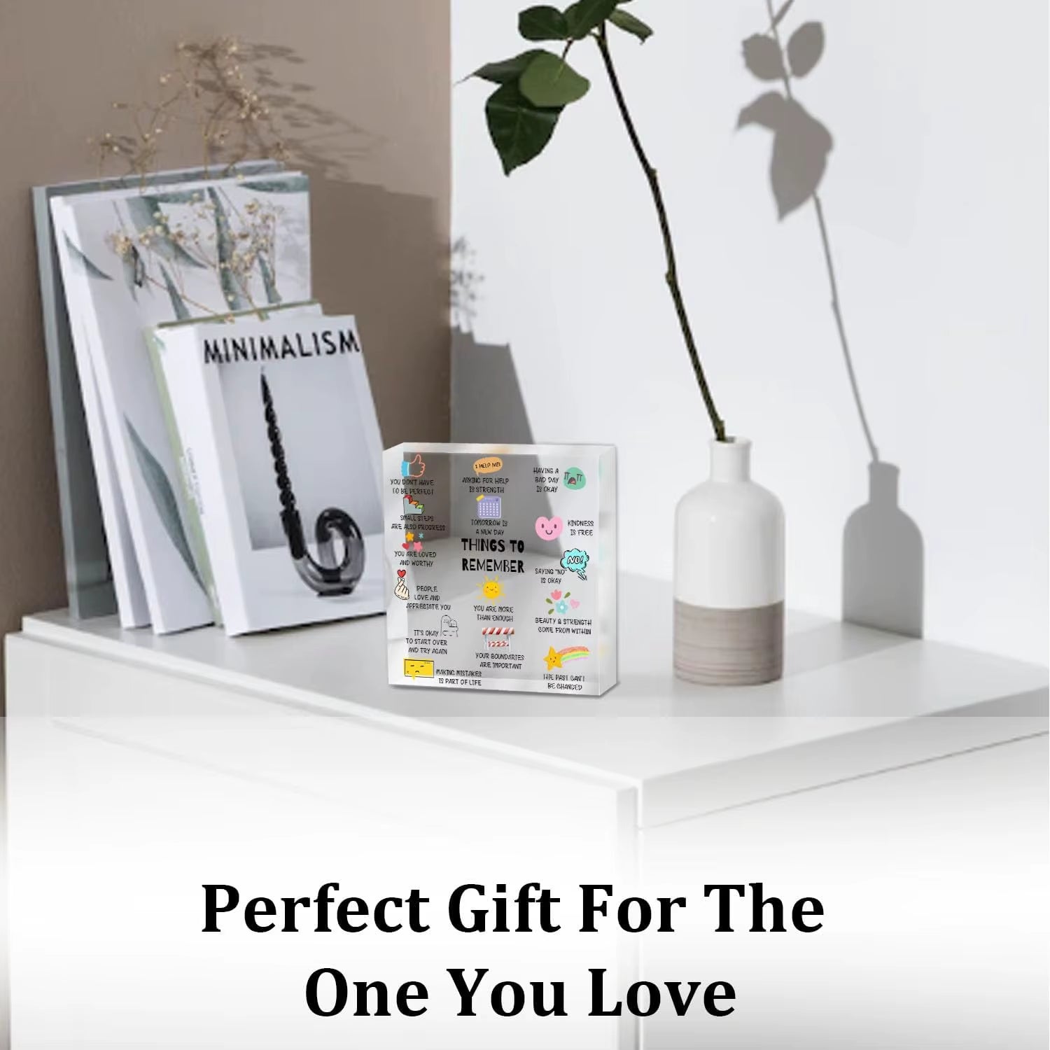 Mental Health Gifts for Women, Coworker Counselor Office Therapist Sign, Recovery Self Care Encourage Gifts