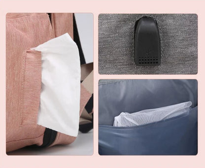 Baby Diaper Bag with Crib