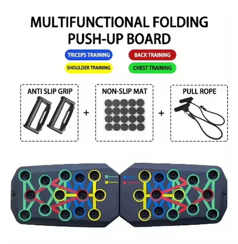 Heavy Duty Push up Board with Optional Resistance Bands - JoyClik