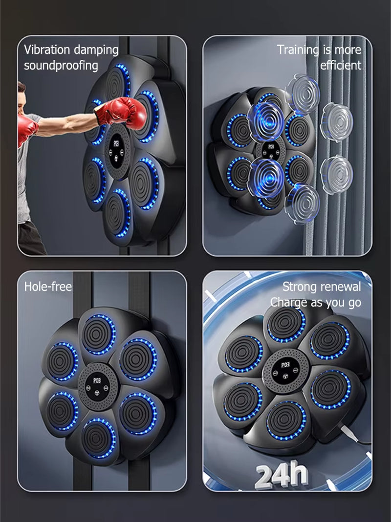 Smart Bluetooth Wall Mounted Boxing Machine - JoyClik