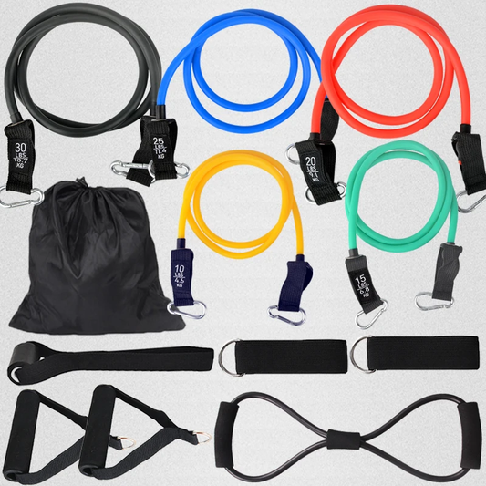 12 Piece Resistance Bands Set - JoyClik