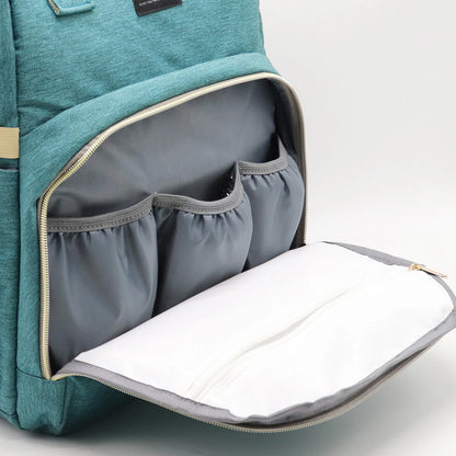 Baby Diaper Bag with Crib