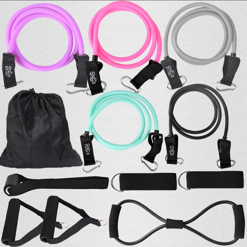 12 Piece Resistance Bands Set - JoyClik