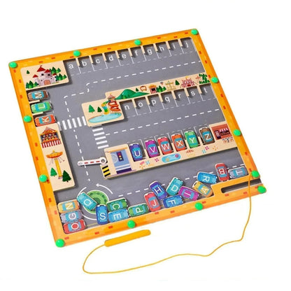 Montessori Magnetic Maze Board