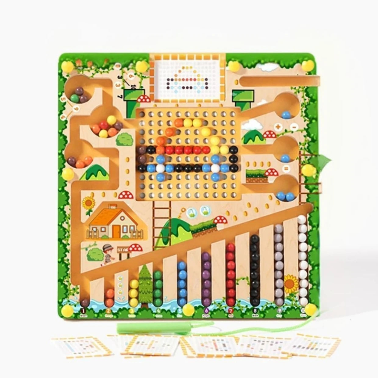 Montessori Magnetic Maze Board