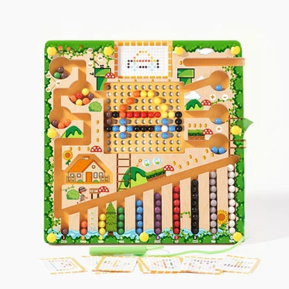 Montessori Magnetic Maze Board