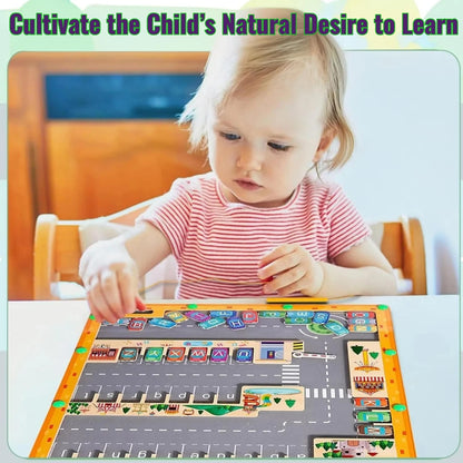 Montessori Magnetic Maze Board