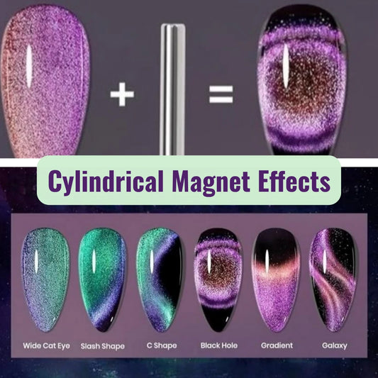 4Pcs Cat Eye Magnetic Nail Art Set