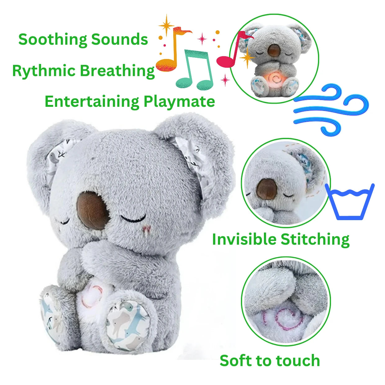 SnuggleKo™ Breathing Koala