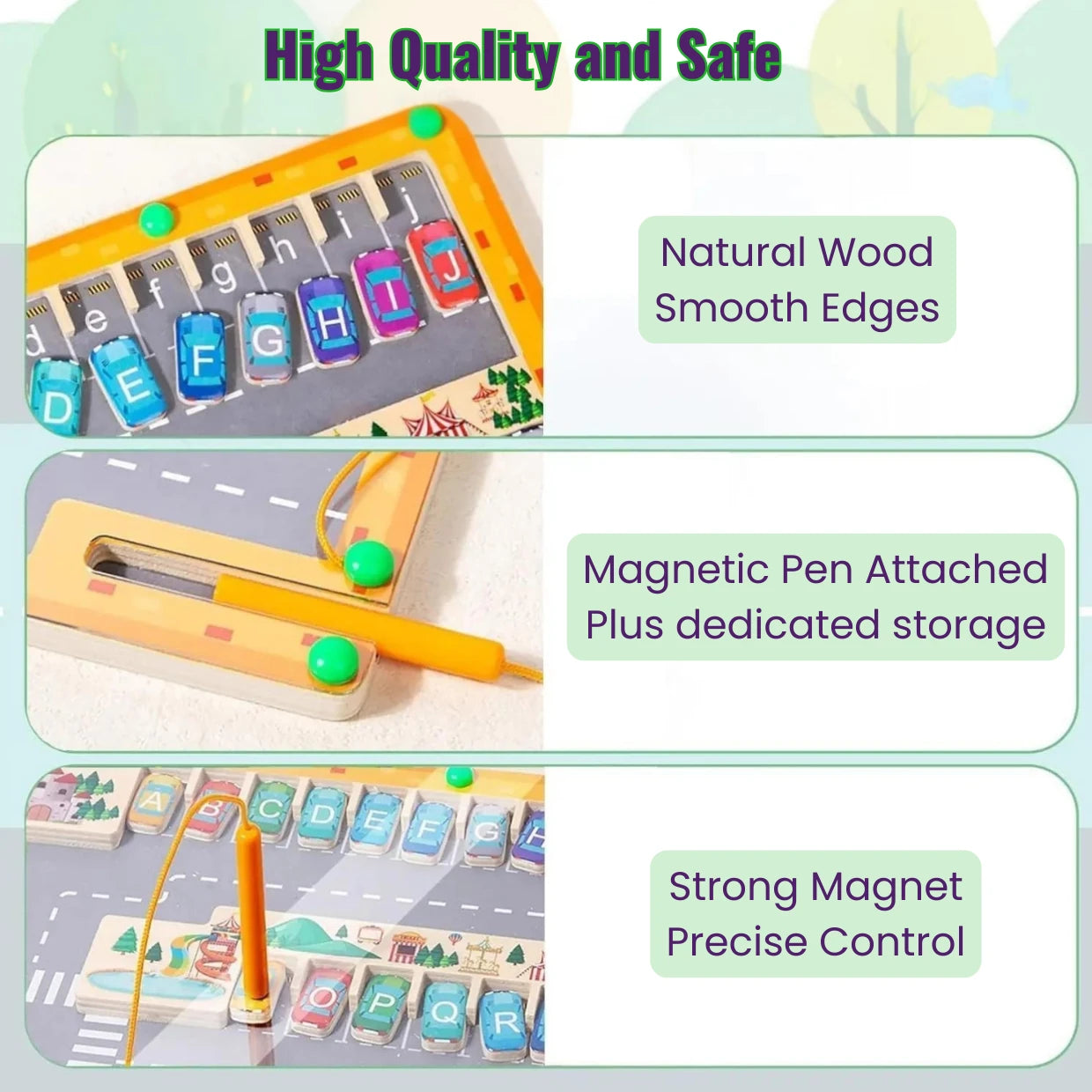 Montessori Magnetic Maze Board