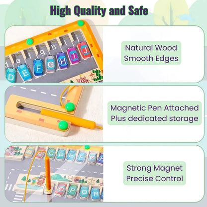 Montessori Magnetic Maze Board