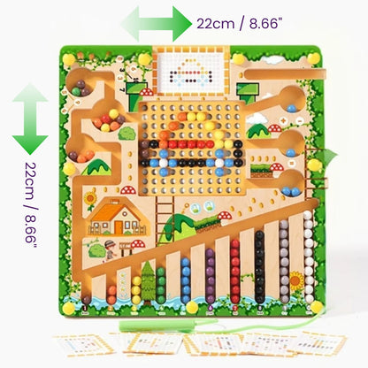 Montessori Magnetic Maze Board