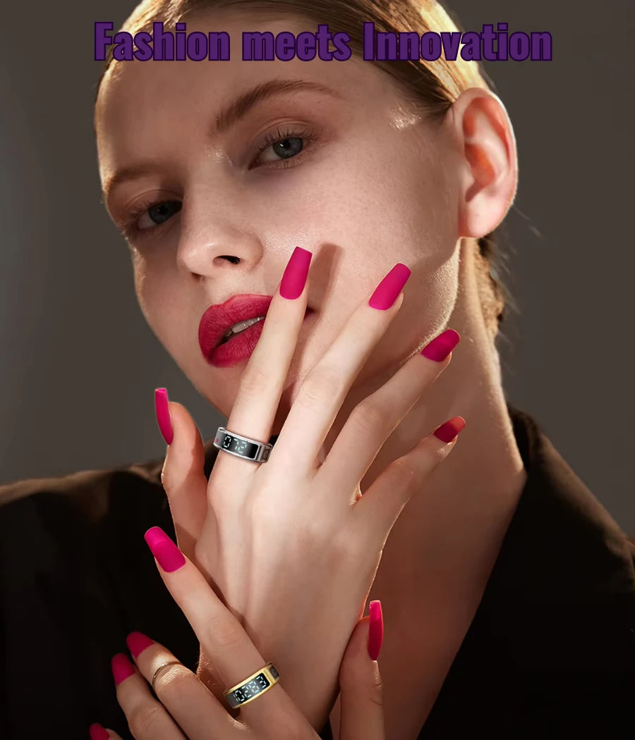 Wellness R13 LED Display Smart Ring