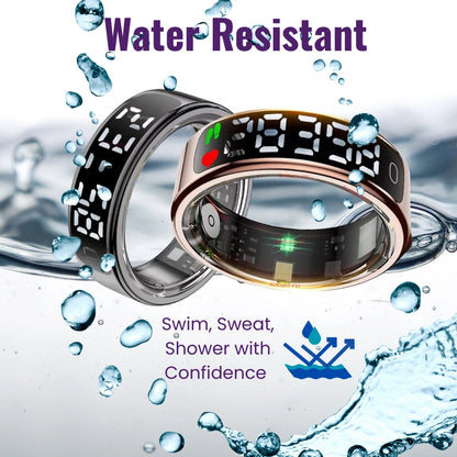 Wellness R13 LED Display Smart Ring