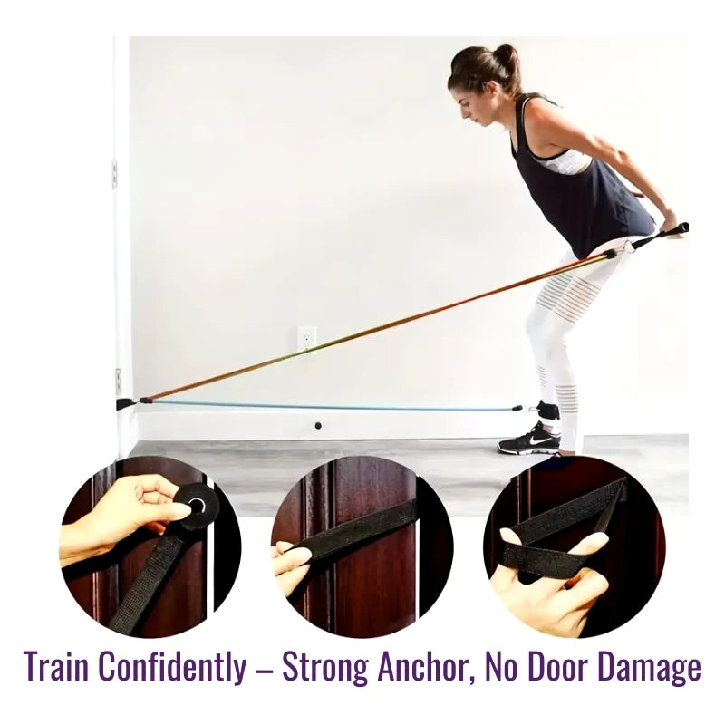 11Pcs TPE Resistance Bands Set