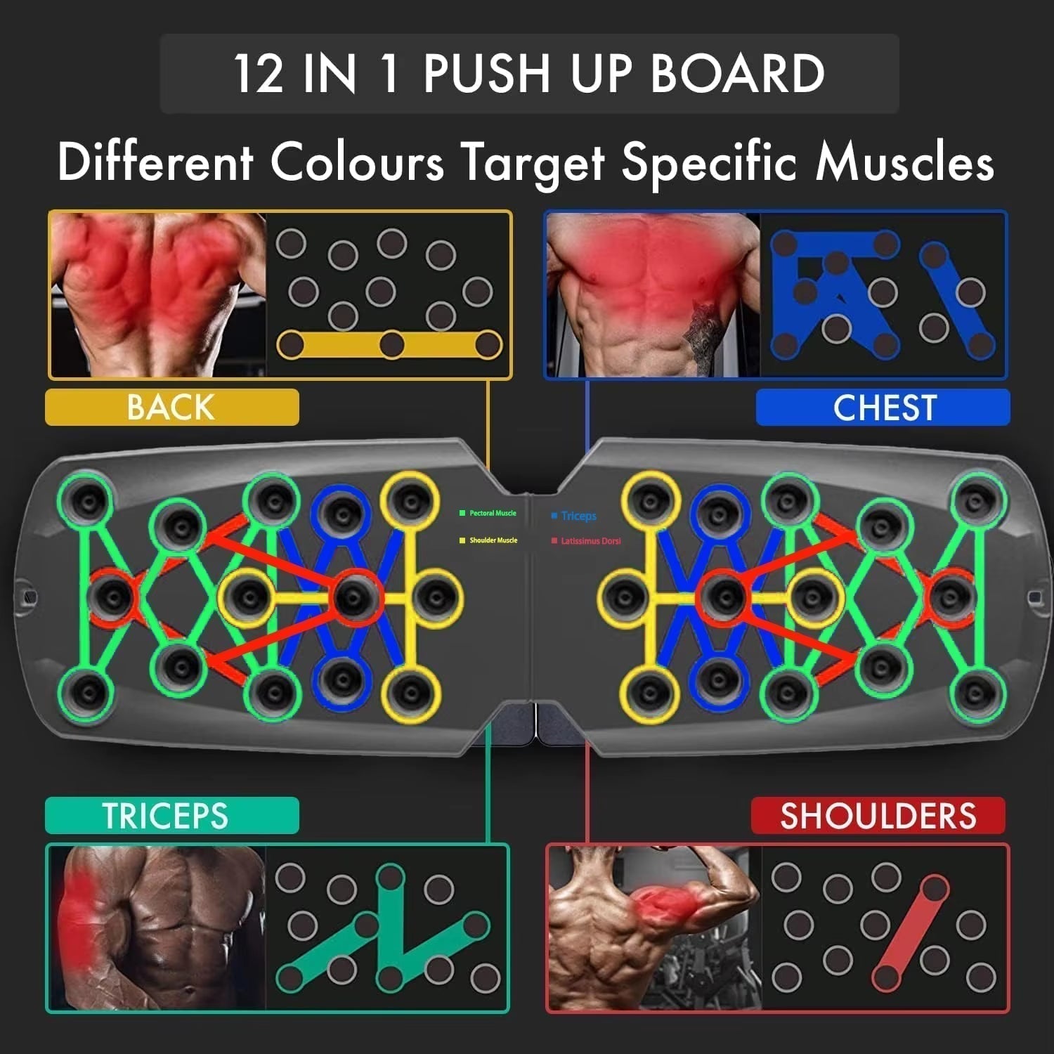 12 in 1 Push up Board - JoyClik