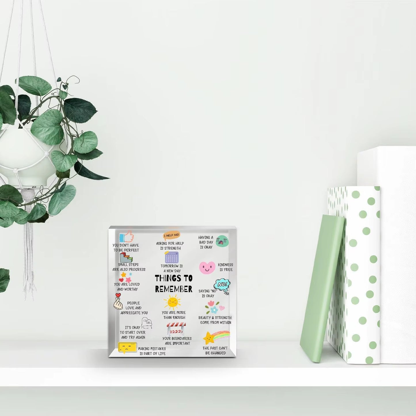 Mental Health Gifts for Women, Coworker Counselor Office Therapist Sign, Recovery Self Care Encourage Gifts