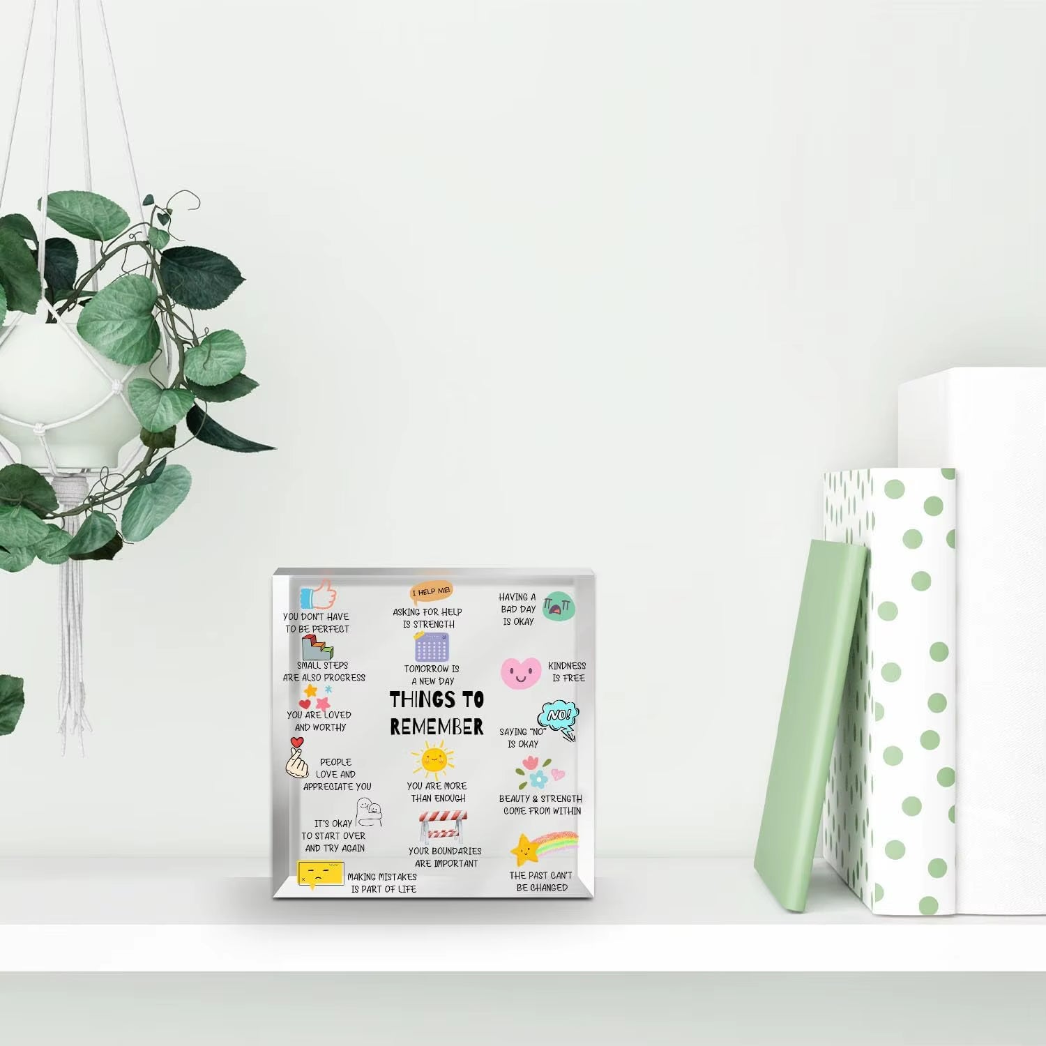 Mental Health Gifts for Women, Coworker Counselor Office Therapist Sign, Recovery Self Care Encourage Gifts