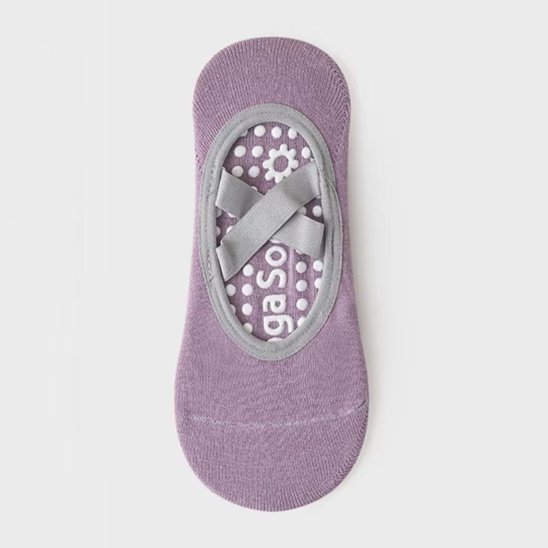 Woman's Breathable Non-Slip Yoga Socks - JoyClik