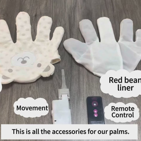 Video illustration of how the HushHand works using the Beige Bear Variant