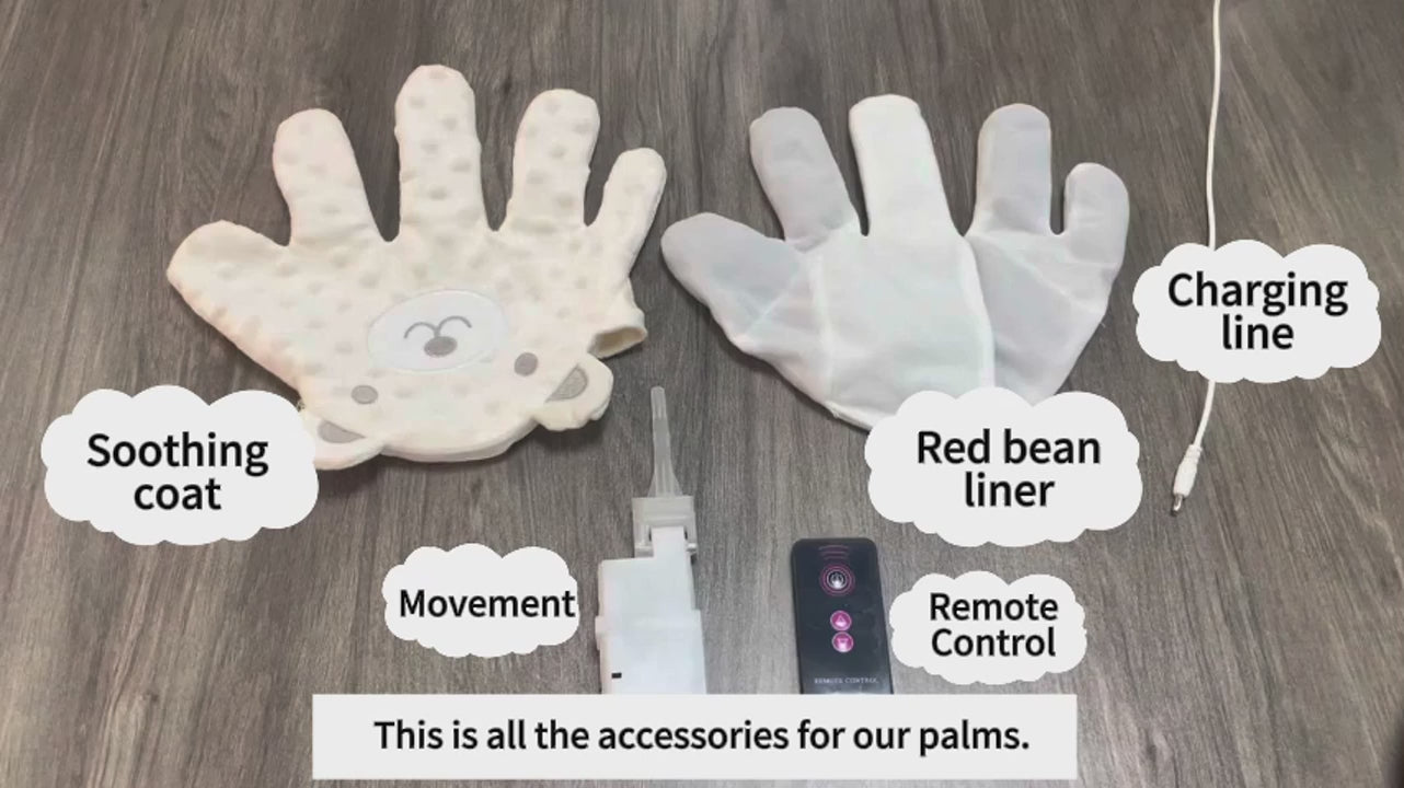 Video illustration of how the HushHand works using the Beige Bear Variant